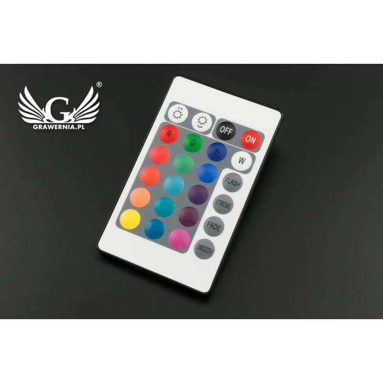 Abstrakt 1 - Lampa 3D LED RGB sterowana z pilota - L3D017