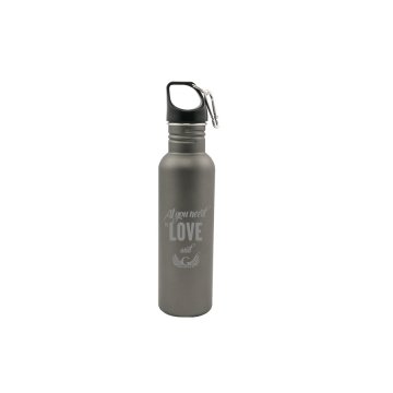 Bidon stalowy z grawerem - Texas - poj. 700ml - BID005