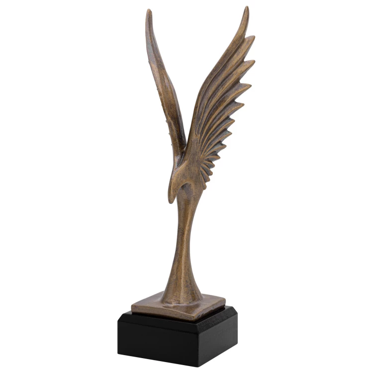 Statuetka Skrzydła Sukcesu - odlewana z Twoim grawerem - FOL074