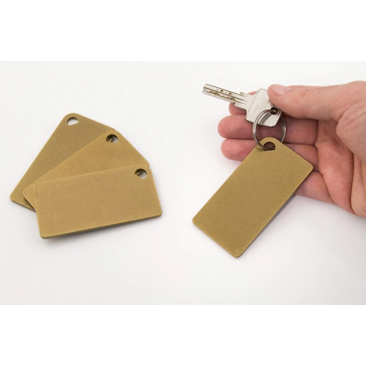 Brelok hotelowy -  Gold Sunshine 80x40mm - BMZ007