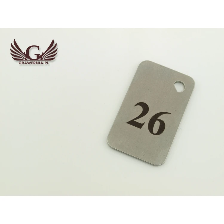 Brelok hotelowy - MATRIXMET 2 MINI MEDIUM 51x31mm gr. 2mm - BM017