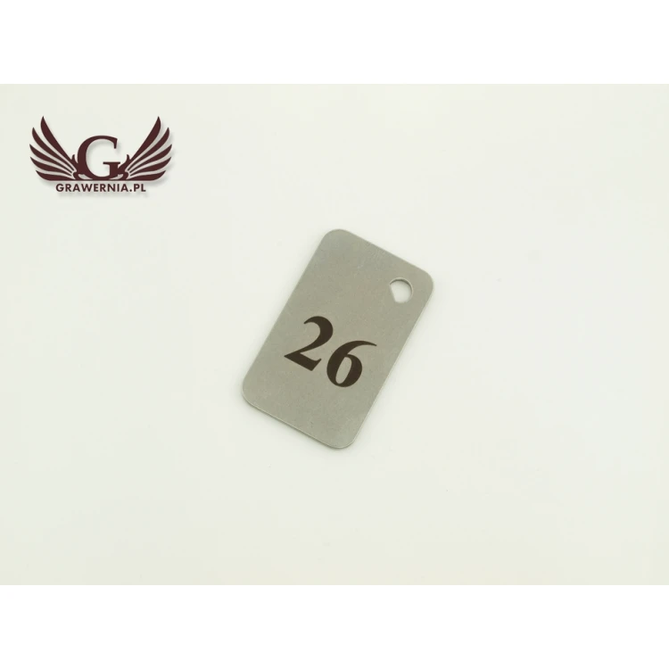 Brelok hotelowy - MATRIXMET 2 MINI MEDIUM 51x31mm gr. 2mm - BM017