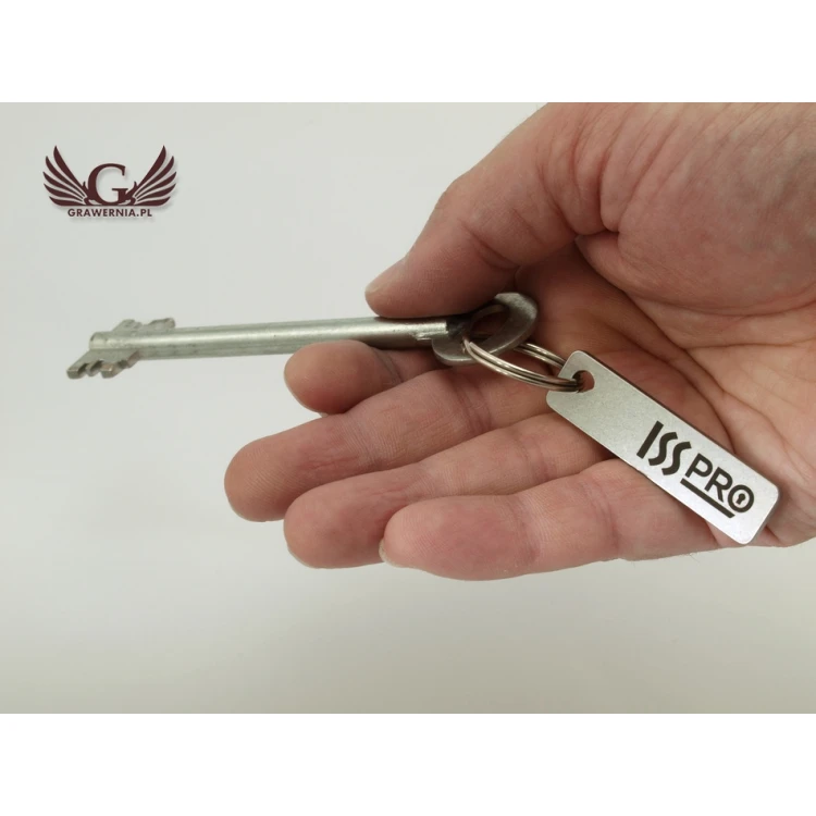 Brelok hotelowy - HENRY Stal gr. 2mm - BM016