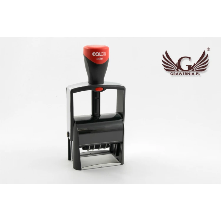 Datownik z pieczątką Colop Classic Line 2460 - wym odbicia: 27x58mm - COL011