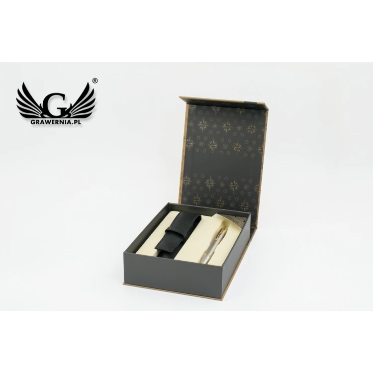 Długopis PARKER IM Brushed Metal GT z etui - PAR139-D-SWPAG