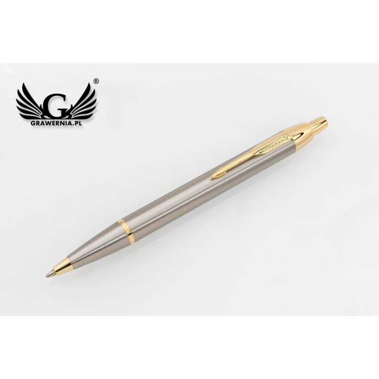 Długopis PARKER IM Brushed Metal GT z etui - PAR139-D-SWPAG
