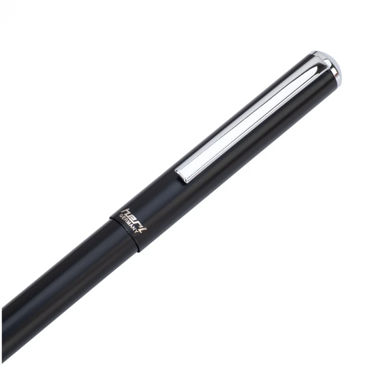 Długopis z pieczątką HERI Classic 3102 - czarny w etui - HER019