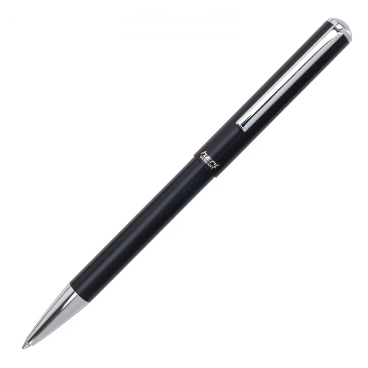 Długopis z pieczątką HERI Classic 3102 - czarny w etui - HER019