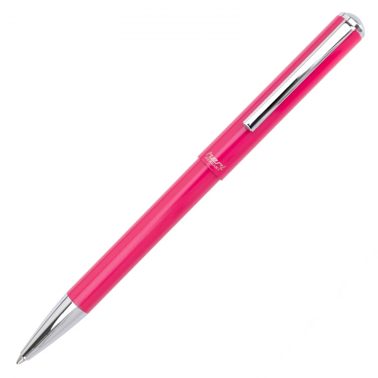Długopis z pieczątką HERI Classic 3104 - różowy w etui - HER020