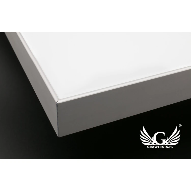 Dyplom biznesowy exclusive white glass - wymiary: 400x300mm - DUV033