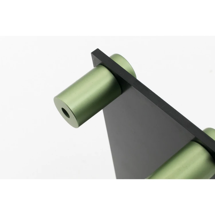 Dystans aluminiowy do szyldów i tabliczek - zielony - średnica 13mm - DDS022