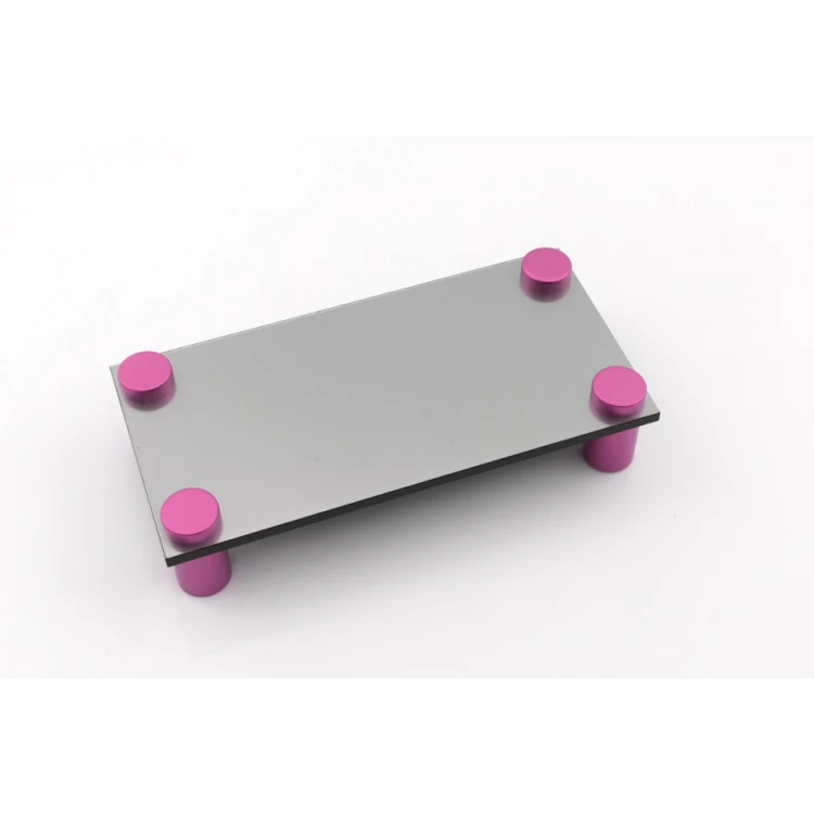 Dystans aluminiowy do szyldów i tabliczek - różowy - średnica 13mm - DDS026