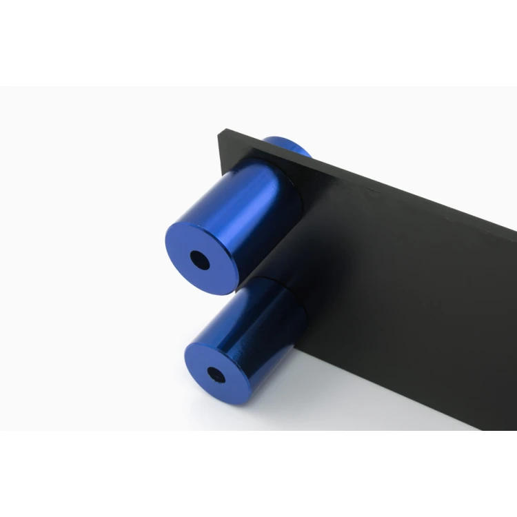 Dystans aluminiowy do szyldów i tabliczek - niebieski - średnica 19mm - DDS029