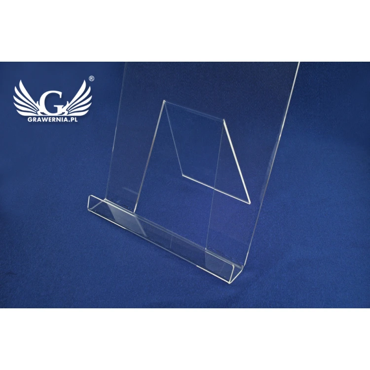 Ekspozytor akrylowy - format A4 - logo nadruk UV - model K005 