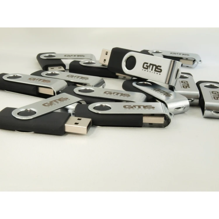 PENDRIVE TWISTER 8GB USB 2.0 z Twoim logo lub dowolnym napisem grawerowanym laserem