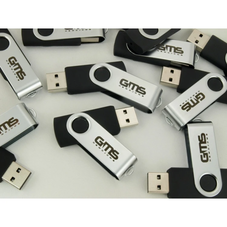 PENDRIVE TWISTER 8GB USB 2.0 z Twoim logo lub dowolnym napisem grawerowanym laserem