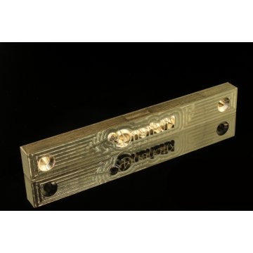 HOTSTAMP - Matryca / Pieczęć do wyciskania logotypu na gorąco i zimno - wymiary matrycy: 120x15mm - CNC i LASER