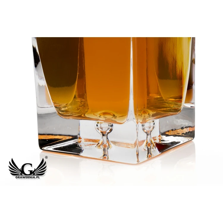 Karafka z grawerem do whisky lub nalewek - LAMBERT - Prezent urodzinowy - KAR025