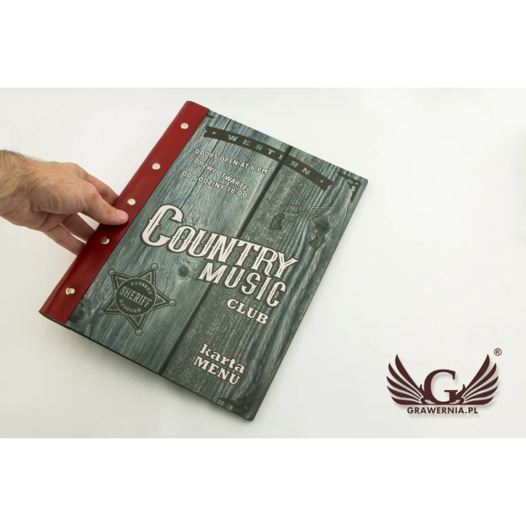 Karta menu COUNTRY - MEN011