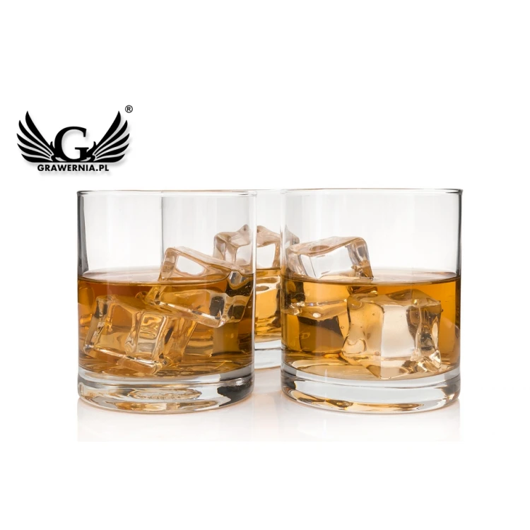 Szklanki do whisky z grawerem 6 sztuk - Baldwin - SZK001