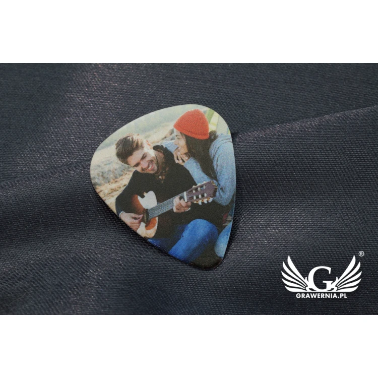 Kostki do gry na gitarze z nadrukiem UV - KG09