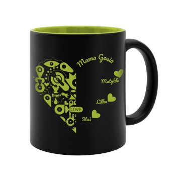 Kubek ceramiczny z grawerem - DLA MAMY - poj. 325ml - KUB056