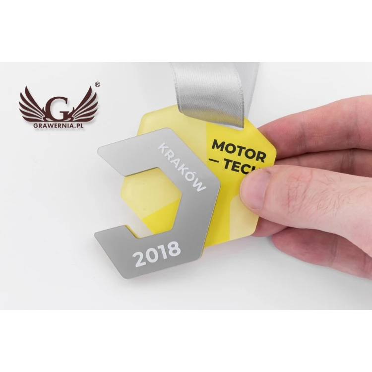 Medal Premium - Motor-Tech - wymiary: 70x82mm - MGR076