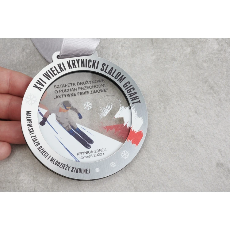 Medal Premium - Ski 1 - wymiary: 90x90mm - MGR103