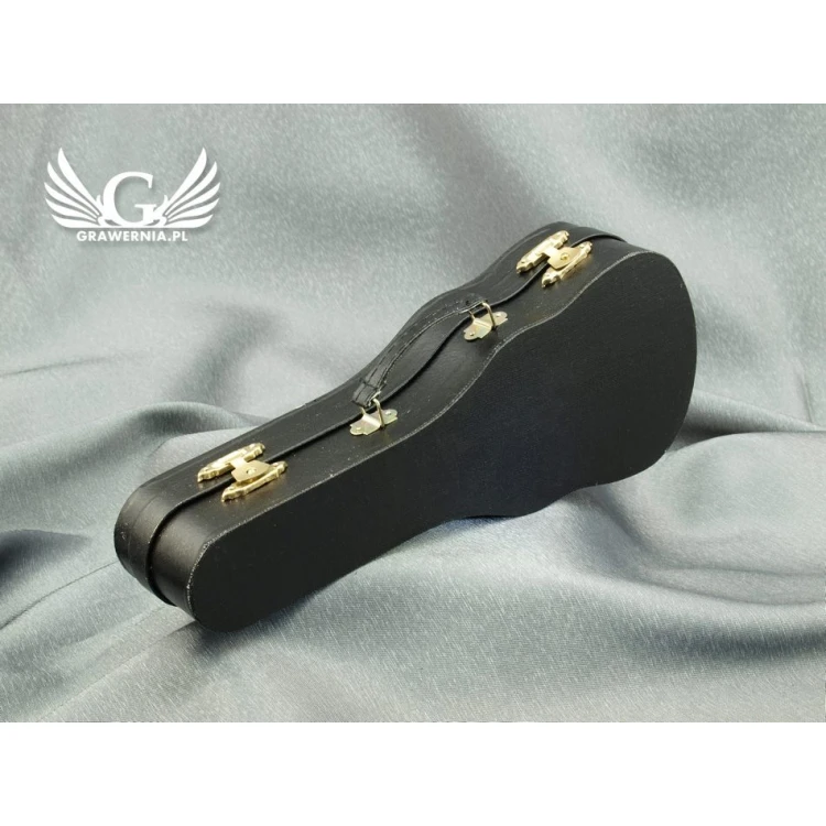 Mini gitara klasyczna z pozytywką - jasna - model MGT4