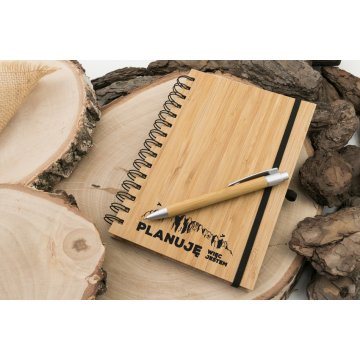 Notes Eko A5 z długopisem - Benin - 70 kartek z nadrukiem UV - NOT012