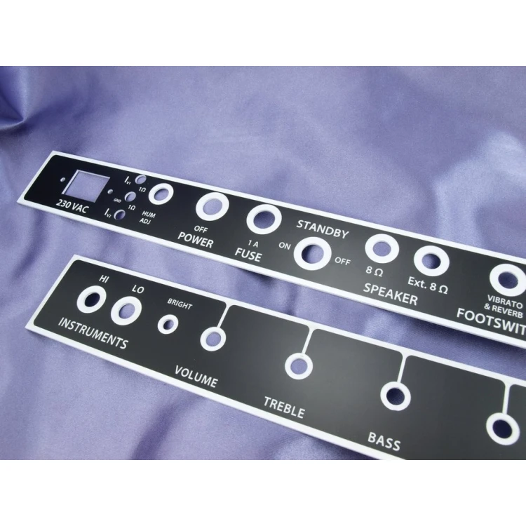 Panel wzmacniacza - BLACK - grubość: 1,6mm