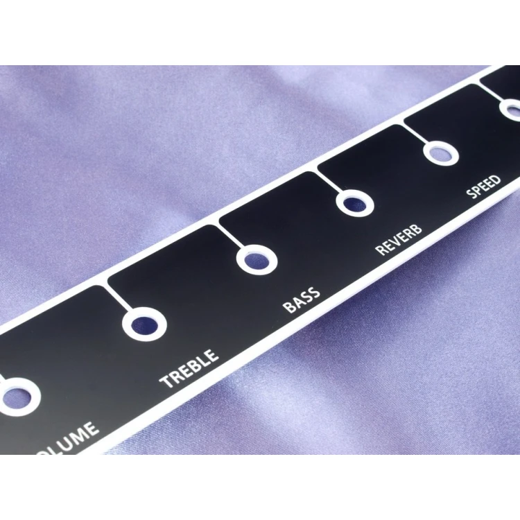 Panel wzmacniacza - BLACK - grubość: 1,6mm