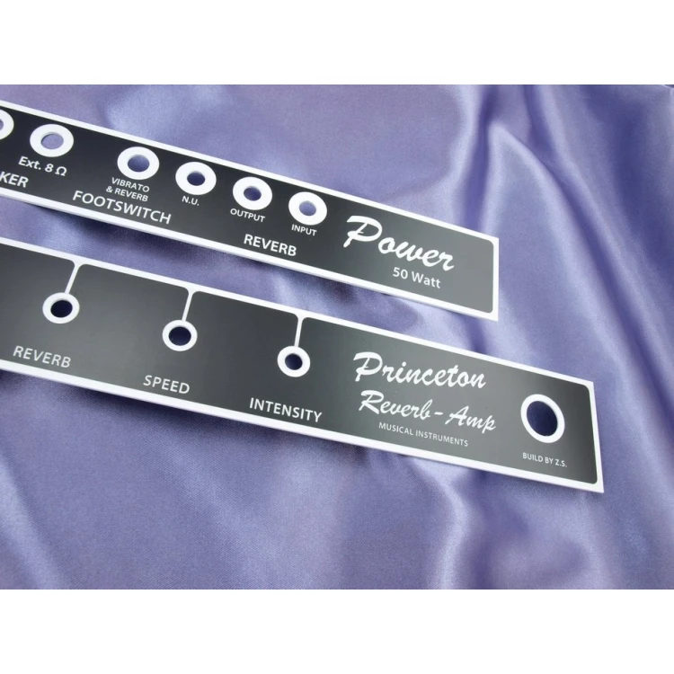 Panel wzmacniacza - BLACK - grubość: 1,6mm