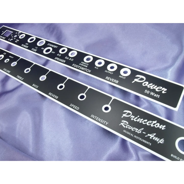 Panel wzmacniacza - BLACK - grubość: 1,6mm