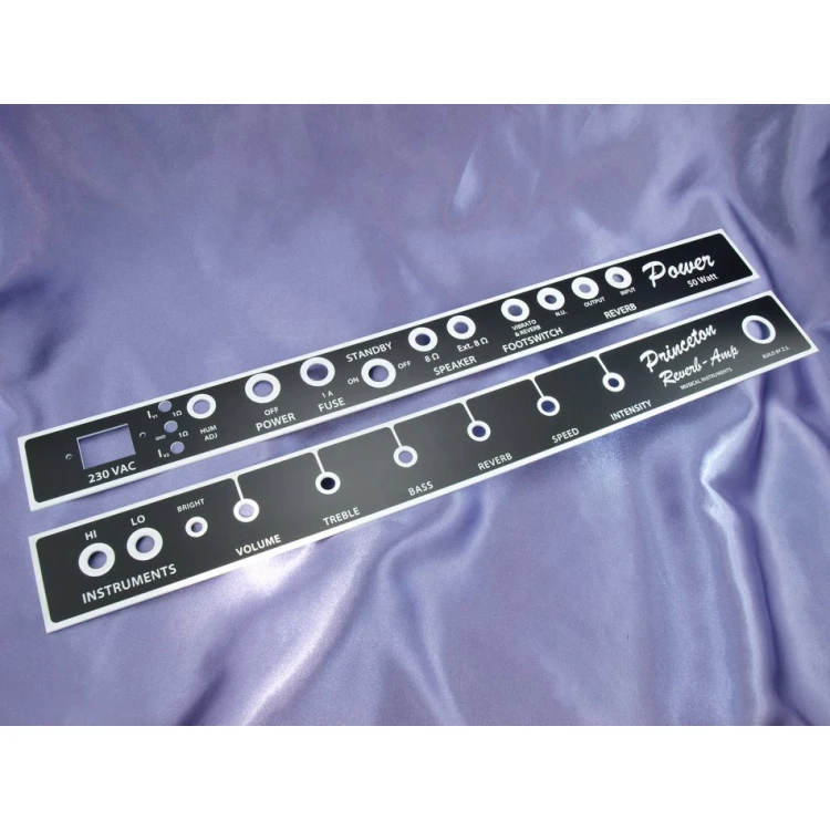 Panel wzmacniacza - BLACK - grubość: 1,6mm