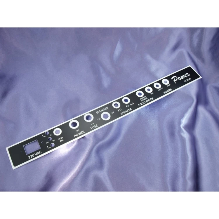 Panel wzmacniacza - BLACK - grubość: 1,6mm