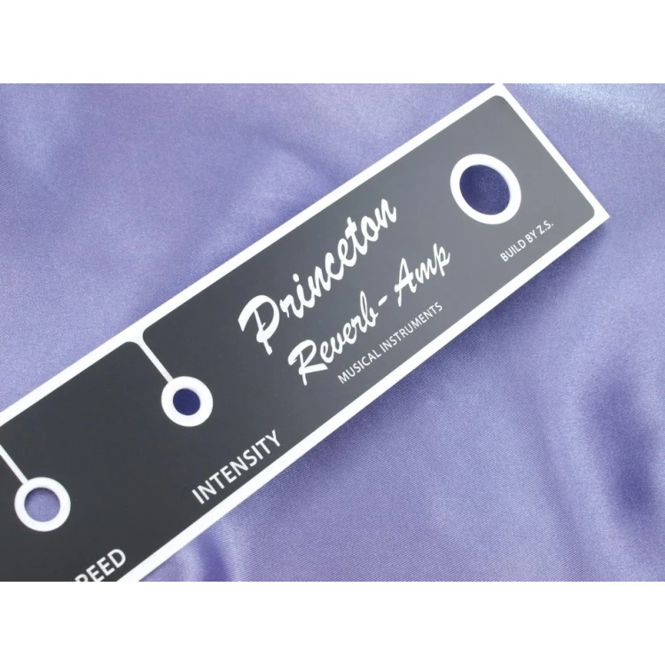 Panel wzmacniacza - BLACK - grubość: 1,6mm