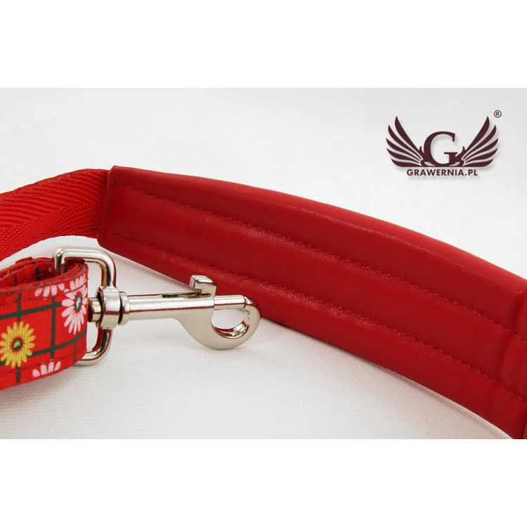 PASEK DO SAKSOFONU czerwony - model Red Spring - wersja Komfort - PDS32