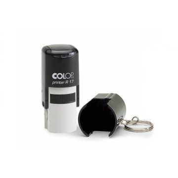 Pieczątka samotuszująca okrągła COLOP Printer R12/1 Brelok - wymiar płytki tekstowej: 12x12mm - COL072