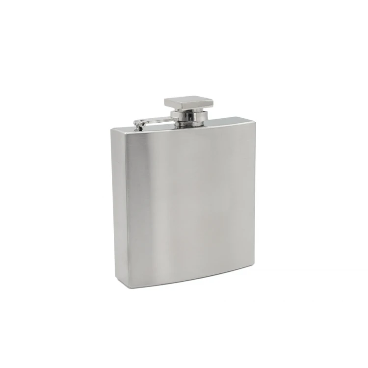 Piersiówka stalowa Dan Barmore SAN REMO z grawerem - 180ml - AL019