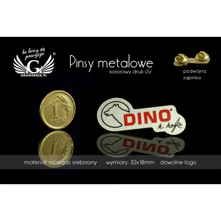 Pinsy metalowe z Twoim logo - PS018
