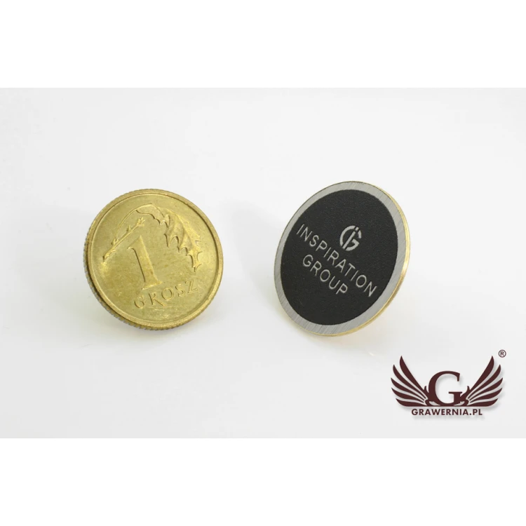 Pinsy metalowe z Twoim logo - średnica: 17mm - PS023
