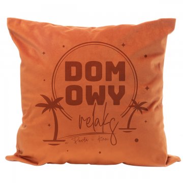 Poszewka na poduszkę z grawerem - Domowy relaks - PNP009