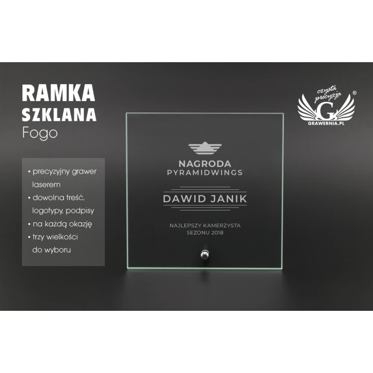 Ramka szklana - Fogo - TSZ089