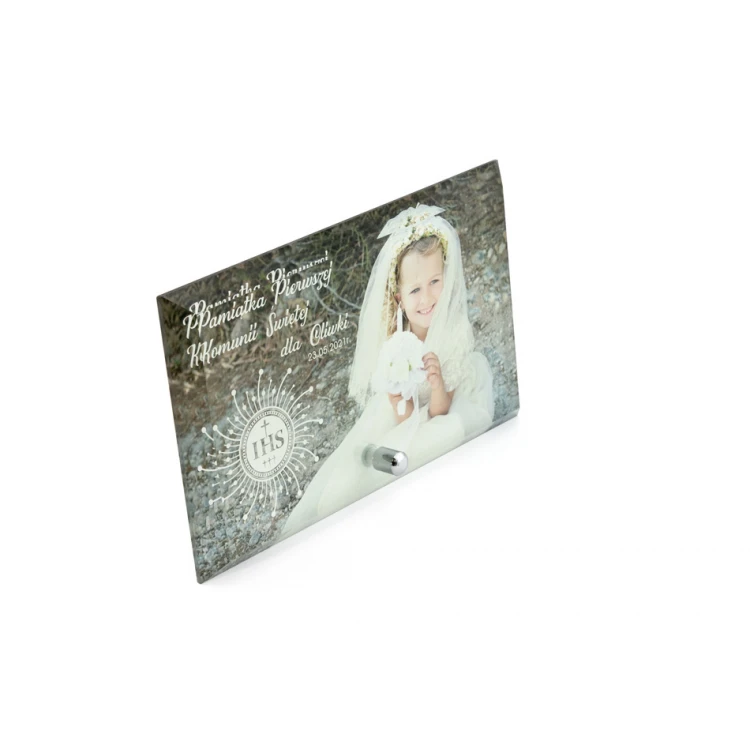 Ramka szklana - POZIOMA MAŁA - fotografia cyfrowy druk UV - 9,5x15,5cm - RSF001