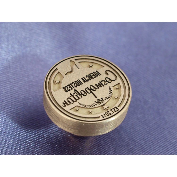 Referentka z mosiądzu - SPECIAL - średnica 20mm