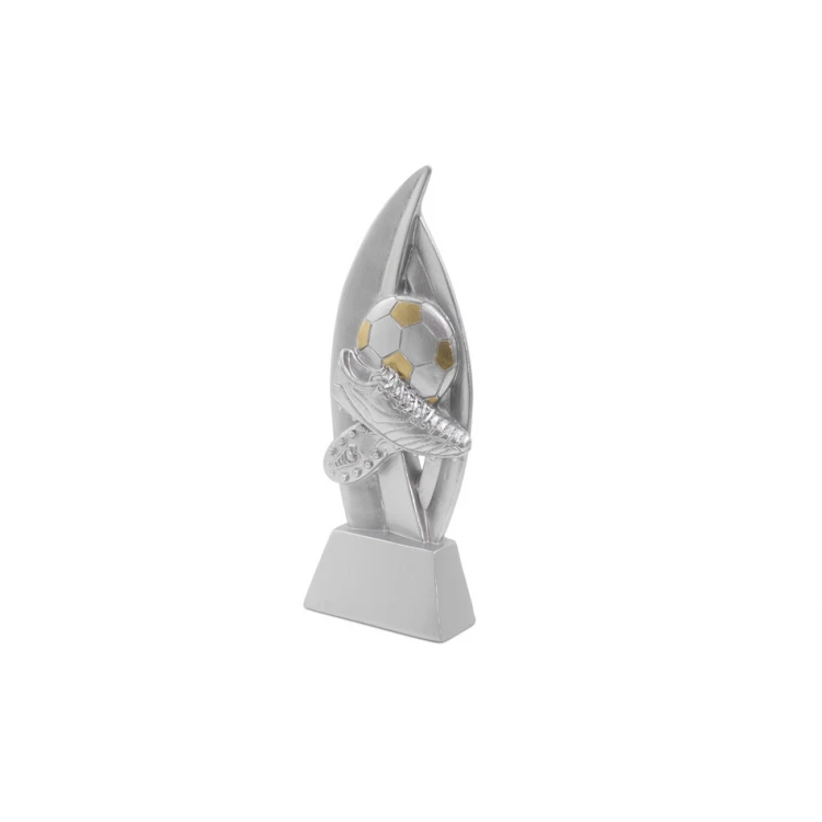 Statuetka Piłka nożna 4 - atrakcyjna figurka odlewana z Twoim grawerem - wysokość 18cm - FOL059