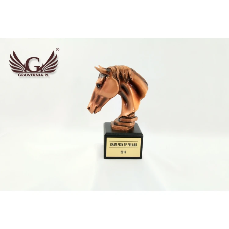 Statuetka JEŹDZIECTWO - atrakcyjna figurka odlewana - wysokość 18,5cm