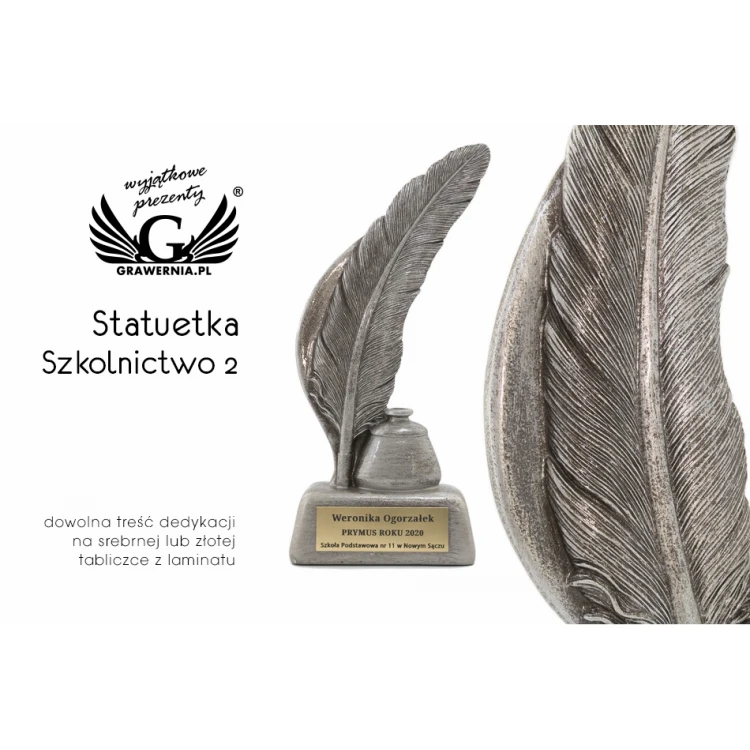 Statuetka Szkolnictwo 2 - atrakcyjna figurka odlewana - wysokość 20cm - FOL053