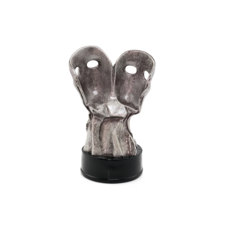 Statuetka Teatr 2 - atrakcyjna figurka odlewana - wysokość 19cm - FOL062